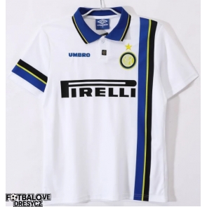 Inter Milan 1997-1998 Retro Venkovní Dres Krátký Rukáv Inter Milan 1997-1998 Retro Venkovní Dres Krátký Rukáv